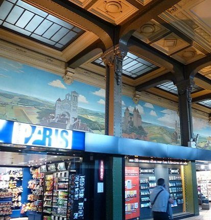La galerie des Fresques de la Gare de Lyon