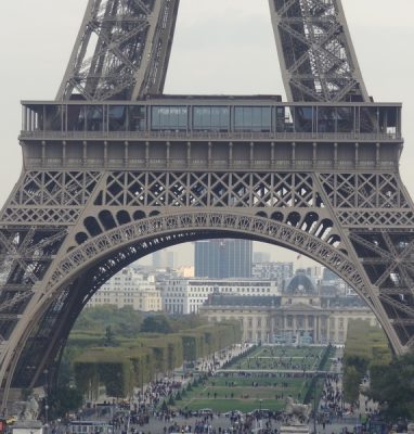 BETWEEN HEAVEN AND EARTH AT THE EIFFEL TOWER